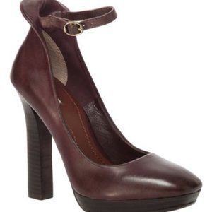 Leon Max Merlot Vertu Leather Pump